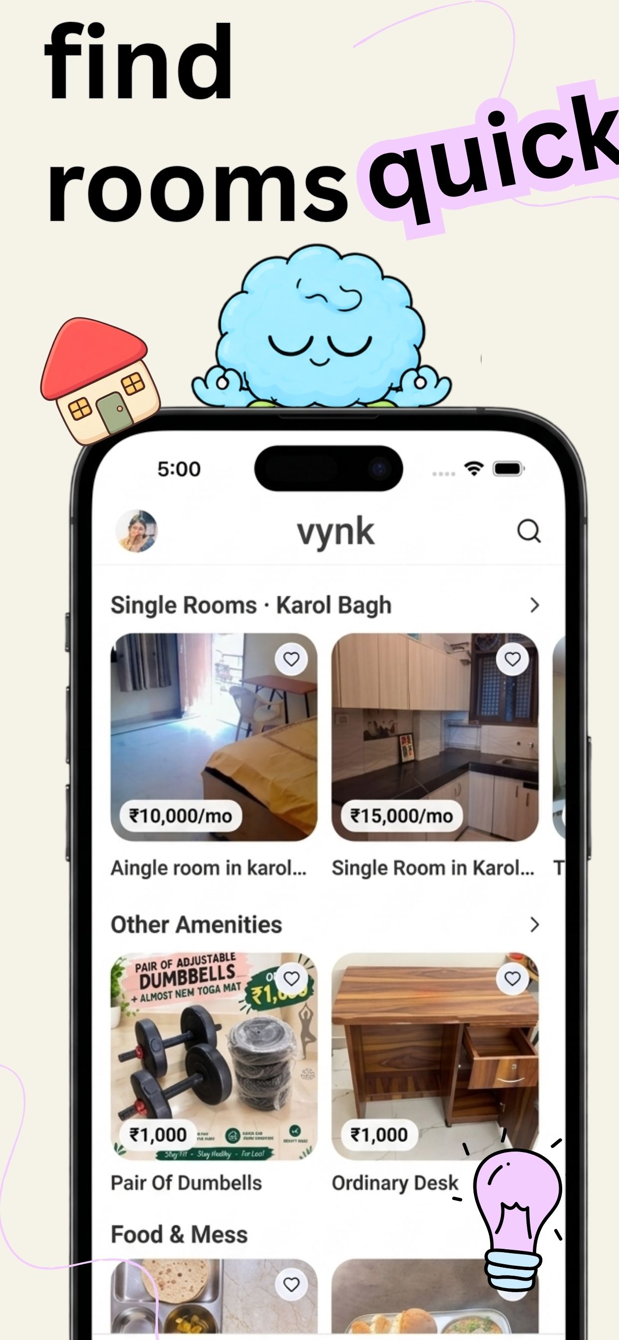 Vynk Rooms – Find PG near UPSC coaching in Delhi