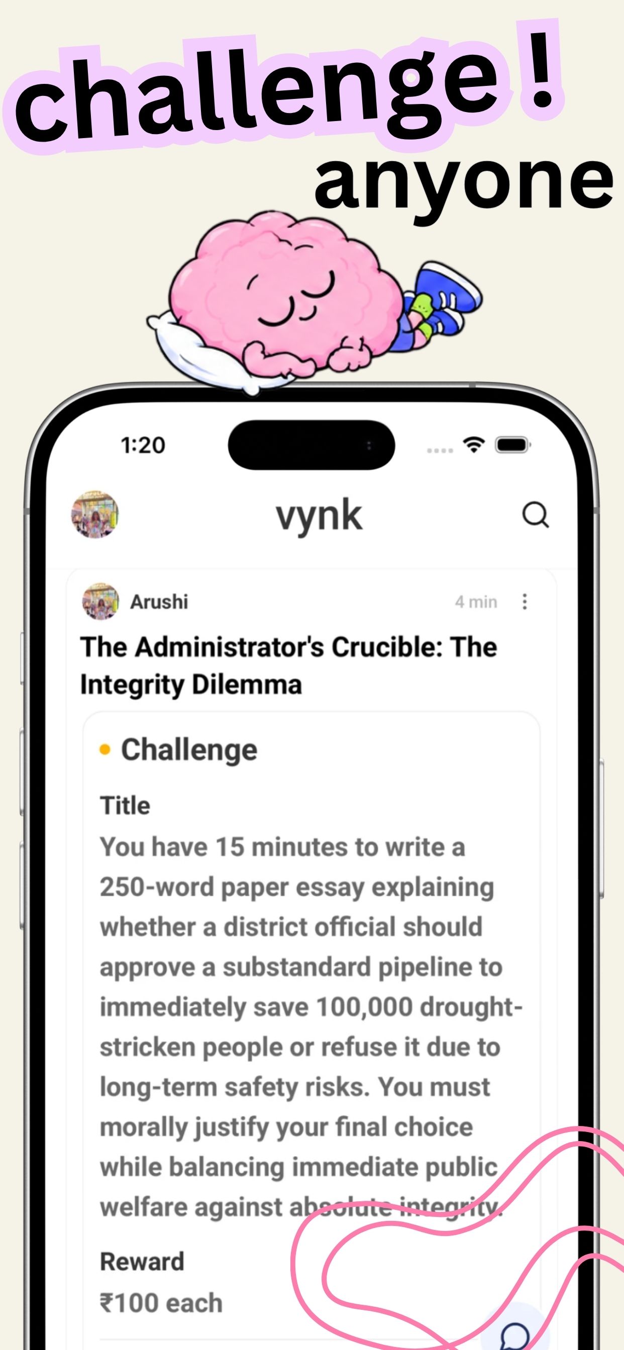 Vynk Profile – UPSC aspirant profile and achievements